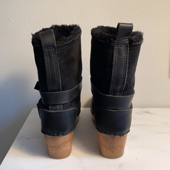 No.6 Clogs-Shearling Clog Boot - size 39 - Picture 2 of 8